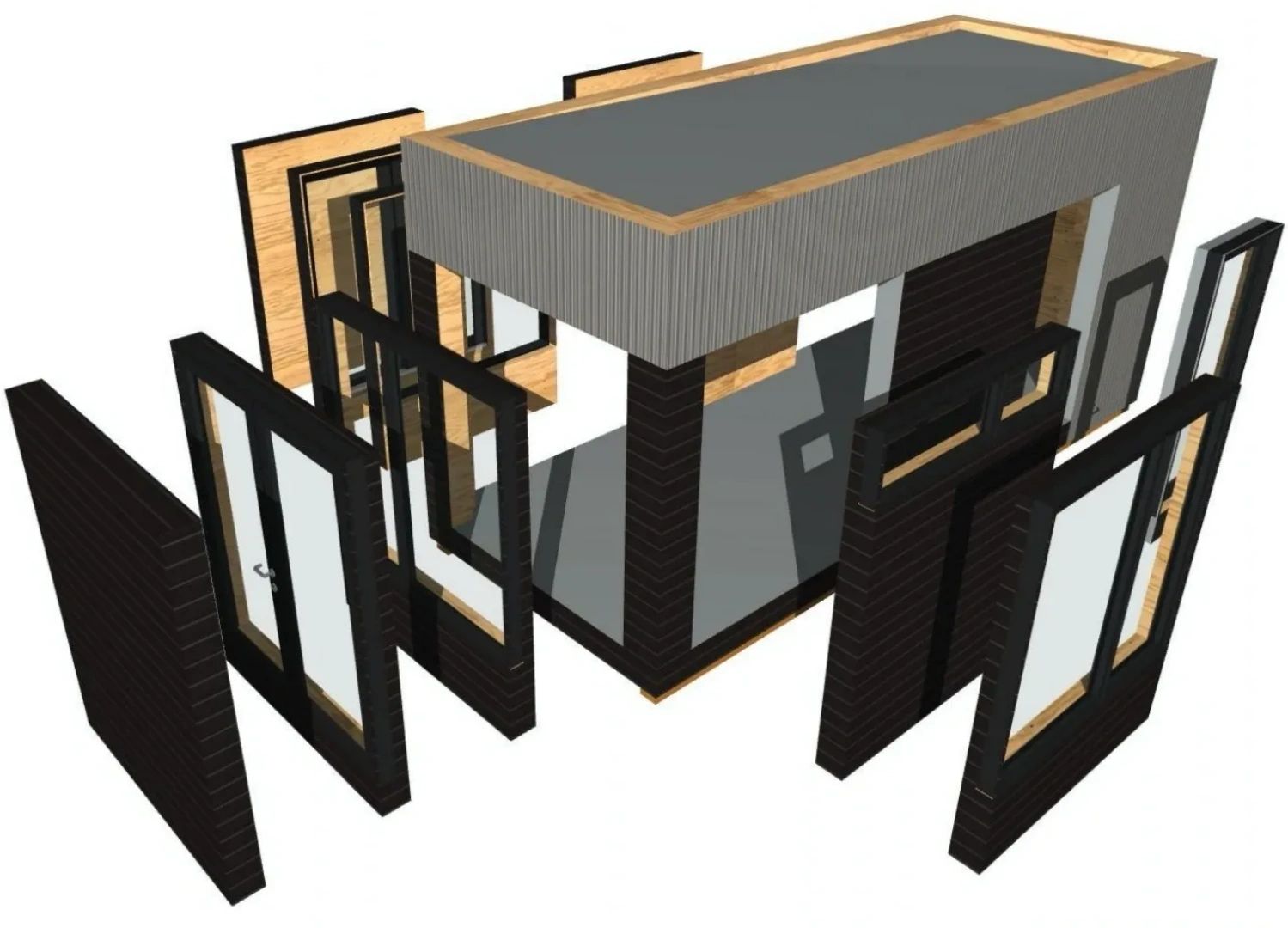 Modular home, built to deliver. Portable tiny homes. 