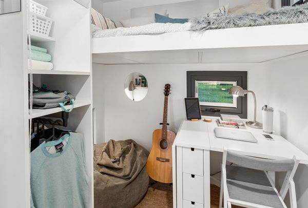 Spacious storage in the interior of the detachable ADU