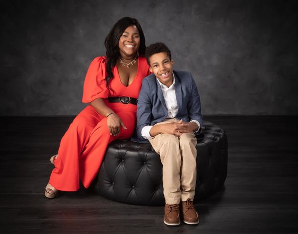 Photo of Janey and her son