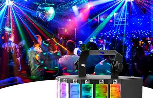 Basic DJ lighting for any event.  DJ Derby Lighting. 