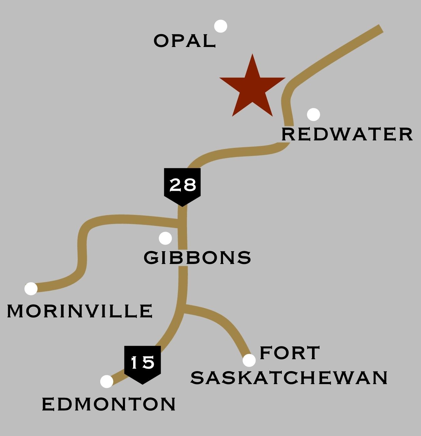 Thorhild  Sturgeon Strathcona Gibbons Redwater Opal Fort Saskatchewan Morinville Egermont Edmonton