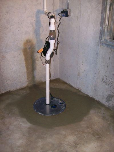 Sump pump service and maintenance