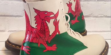 Welsh dragon dr martens 