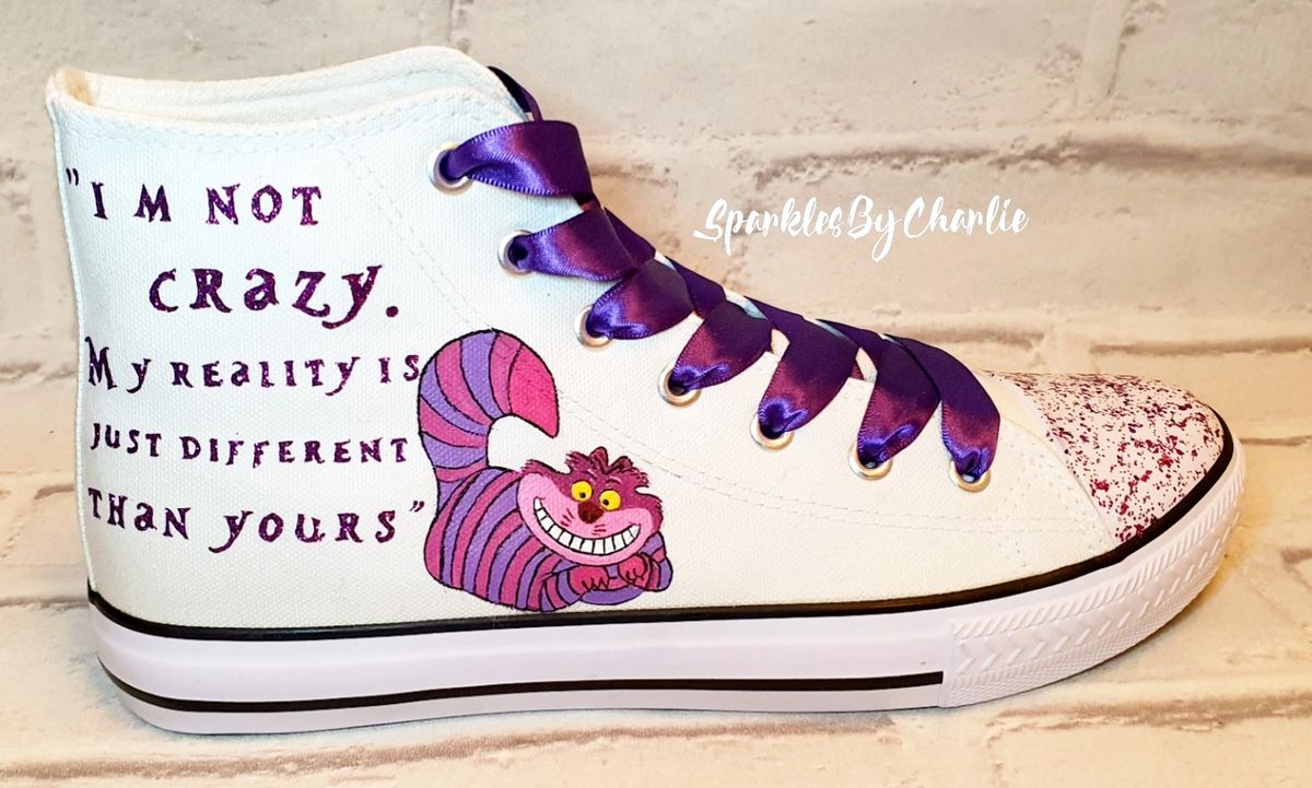 Alice in Wonderland Shoes - High Tops