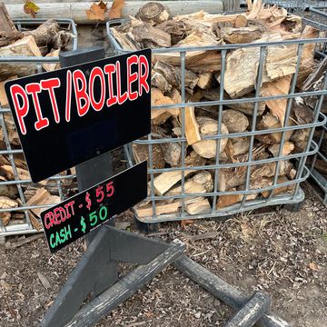 Boiler firewood good for outdoor fires or boiler heaters