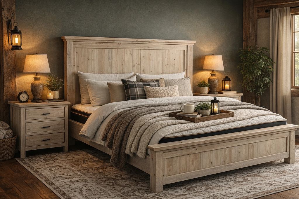 ‘The Molly’ is similar to our ‘Sheila’ design but with a taller headboard.