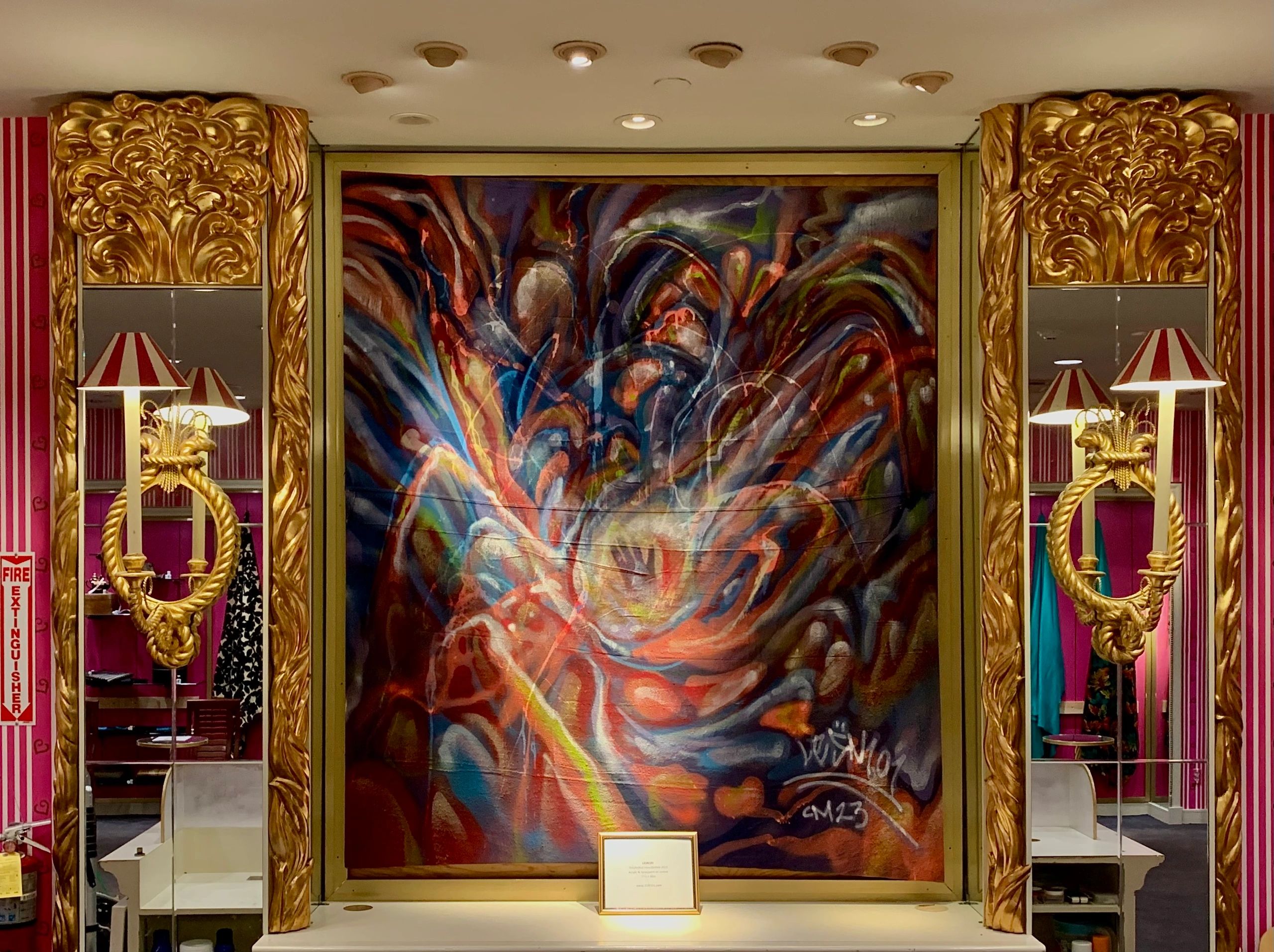 Abstract Graffiti Painting by LESN101