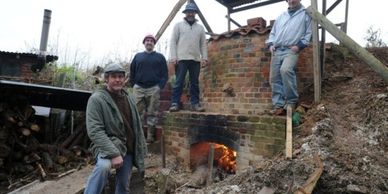 Medieval word-fired updraft brick kiln.