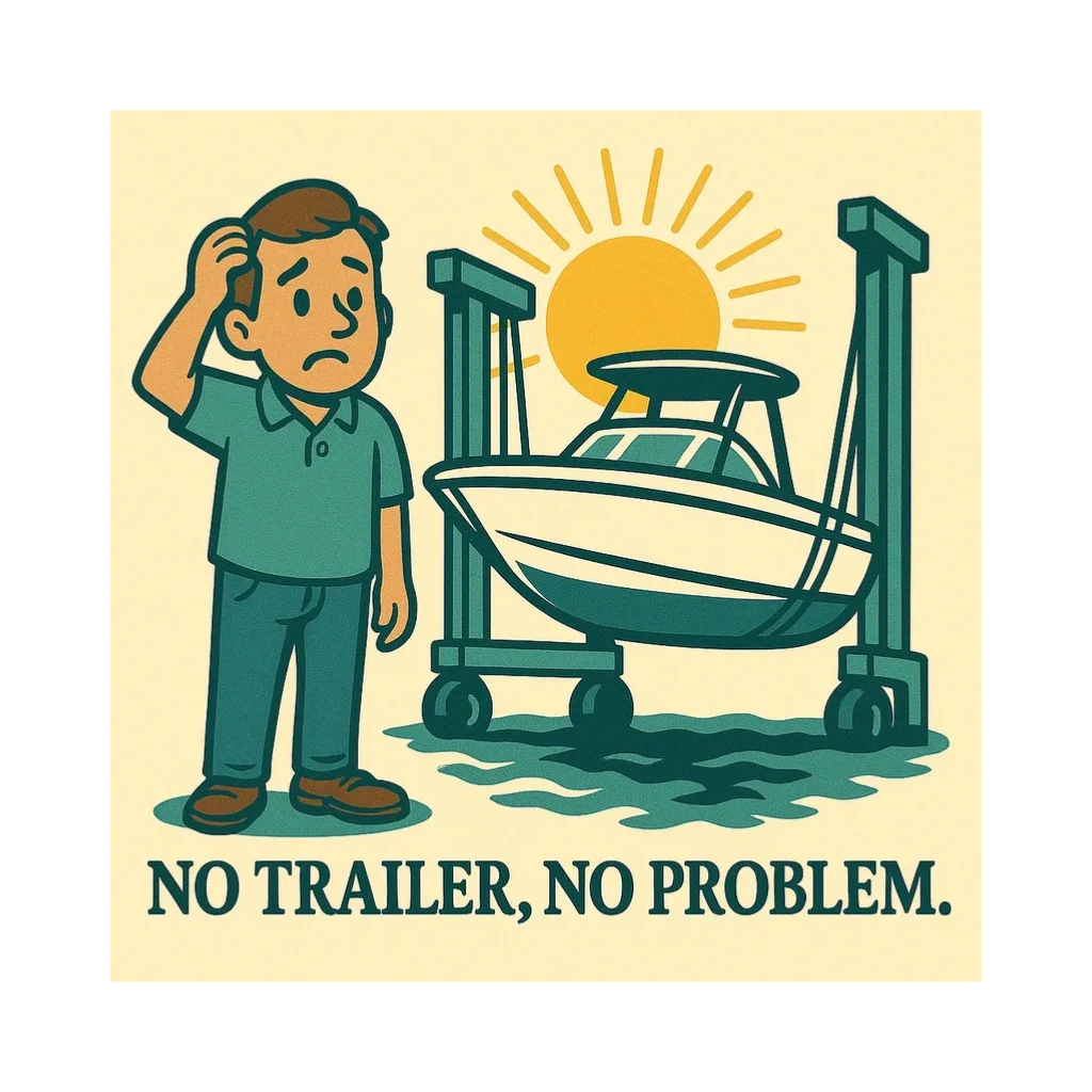 trailer rentals. someone who doesn't have a trailer and needs to rent one to move their boat. 