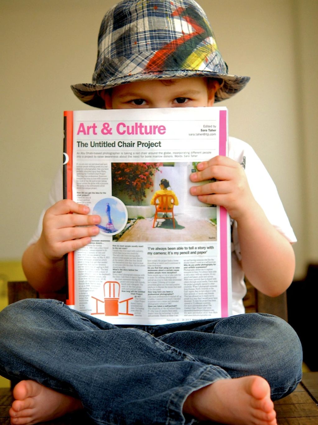 The Untitled Chair Project in Time Out Dubai magazine