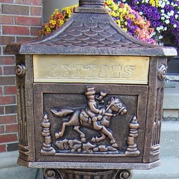 Victorian Wall Mount Mailbox from Steel Mailbox Company