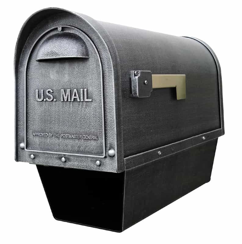 Curbside Mailbox with Newspaper Holder