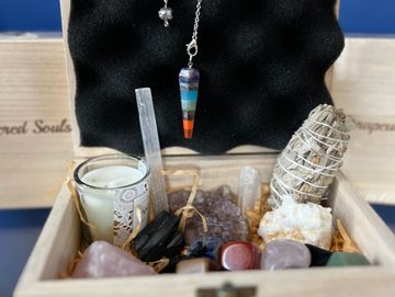 Crystal Meditation and Pendulum Box 