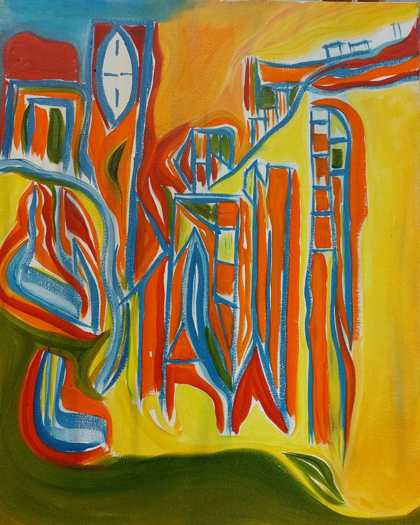 Elegant Abstract Masterpiece With Harmonious Colors