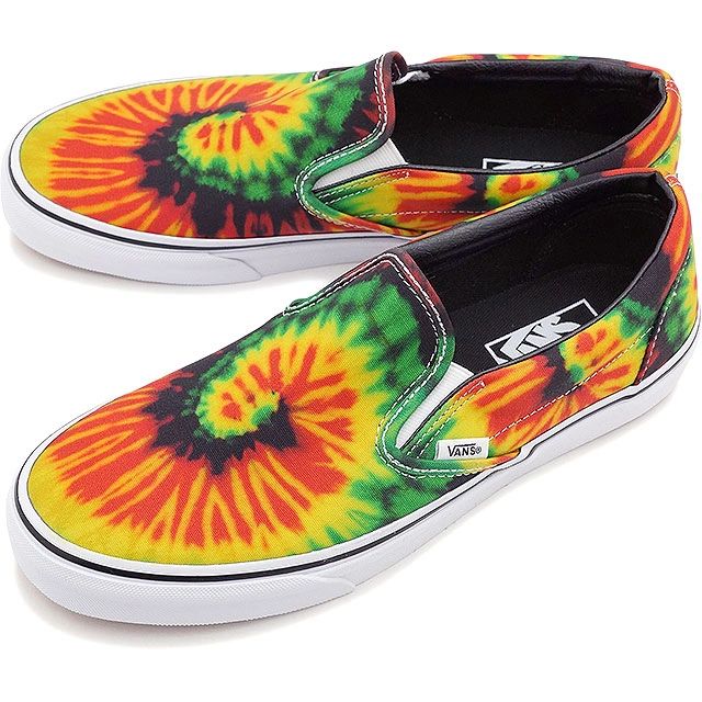 Vans Classic Slip On Tie Dye Rasta Limited Edition