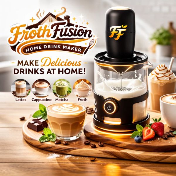 FrothFusion home drink maker for delicious drinks.
