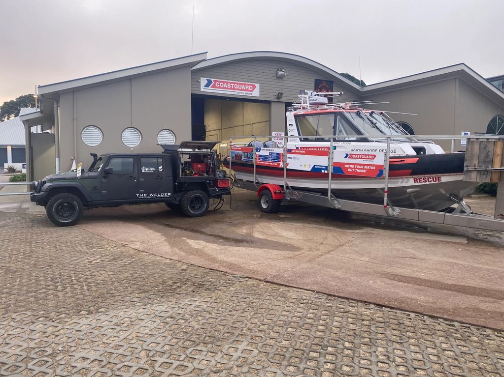 Coast guard boat repairs TheWelder