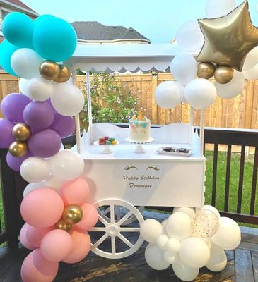 Best decor idea for your party, or event with a food cart that can enhance your party vibe.