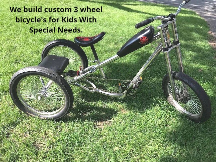 custom chopper trike bicycles