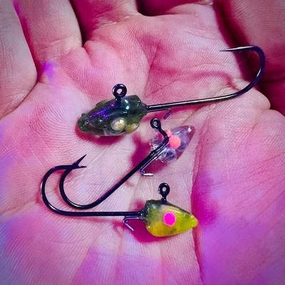 High-Quality Lightweight Resin Jig Heads for Finesse Fishing