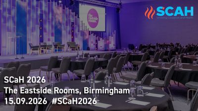 Conference room  to be used at SCAH 2026 in Birmingham.
