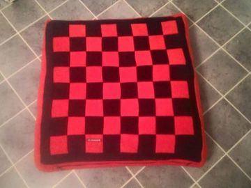 large dog bed custom ordered for the game lover