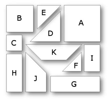 The eleven templates for the Calendar Quilt Journal