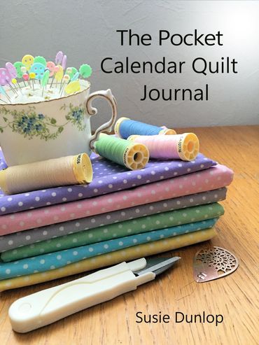 The front cover of the Pocket Calendar Quilt Journal