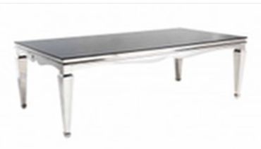 8ft*4Ft Estate Silver Glass Top Table
4 available