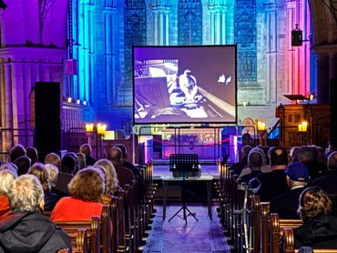Reductio plays at Voicefest in Brechin Cathedral