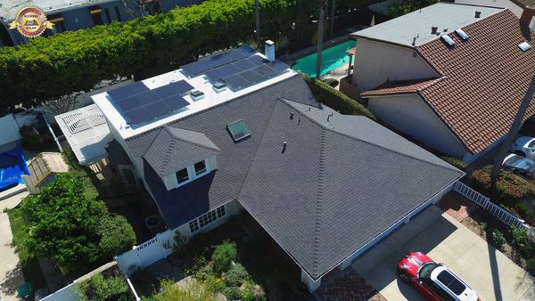 REC Solar Panels in Irvine and Reroof