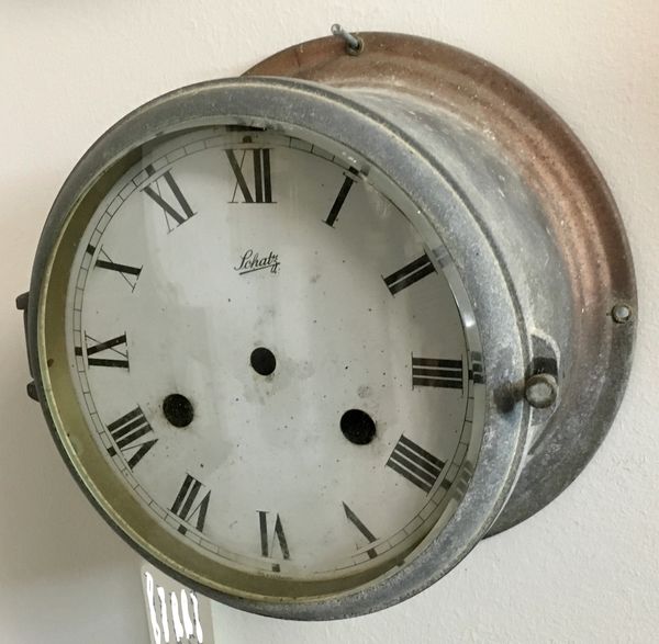 Schatz vintage quartz ship's clock.