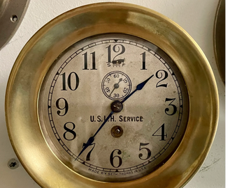 A 1930's Smiths Astral ships clock — Chalfont Clocks Repairs and