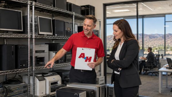A&H IT Renew assesses stored electronics from multiple Apple Valley business upgrades.