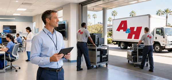 A&H IT Renew removes retired equipment as a healthcare technology refresh moves forward.