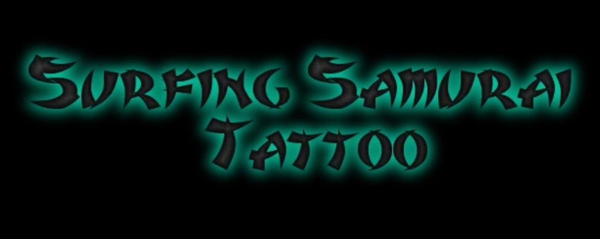 Surfing Samurai Tattoo