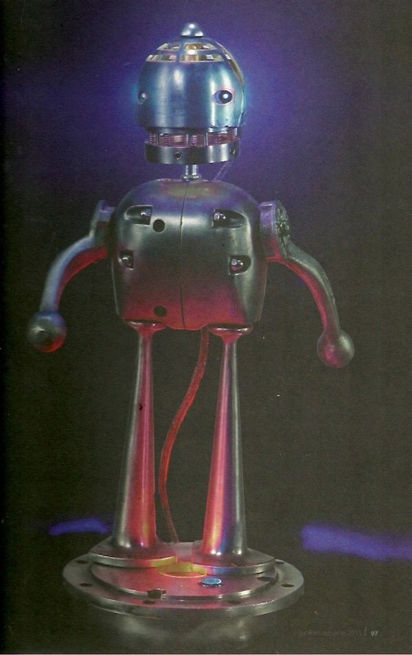 Robot sculpture by Santa Barbara artist Tal Avitzur.
