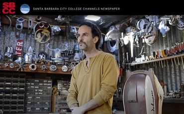 Santa Barbara City College Channels Newspaper interview with artist Tal Avitzur.