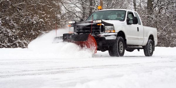 Snow plowing