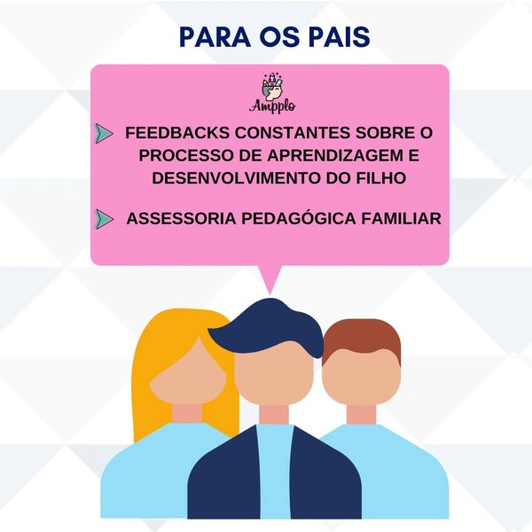 Trabalhamos em parceria com a famlia e escola. 