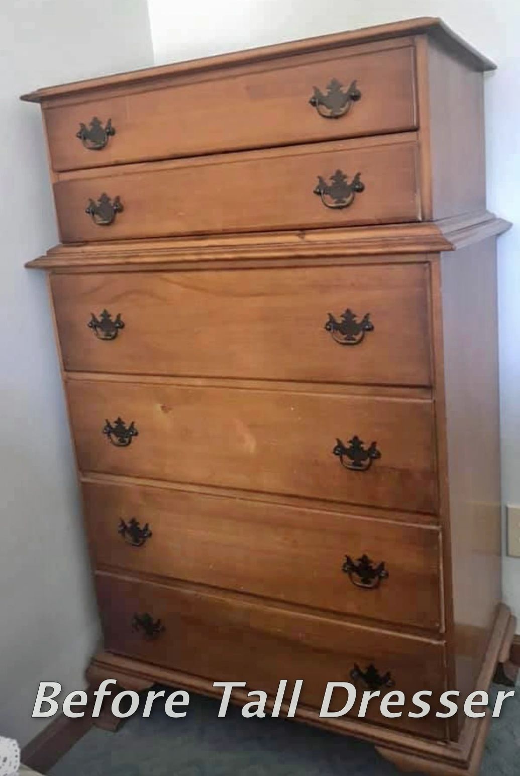 Before-Tall Dresser