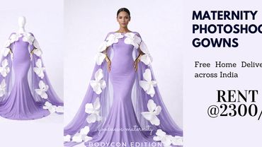 luxury maternity gown rental for photographers
Caption: 