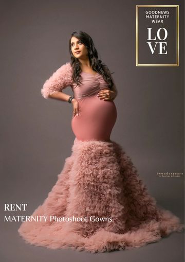 Rent Maternity Photo shoot Gowns- Free Home Delivery