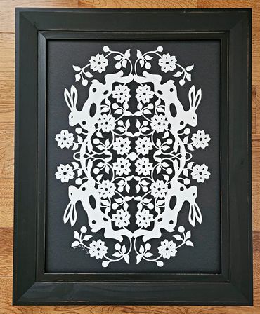 original analog papercut art