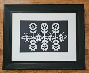 original analog papercut art