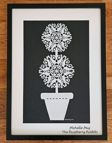 original analog papercut art