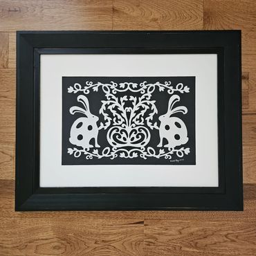 original analog papercut art