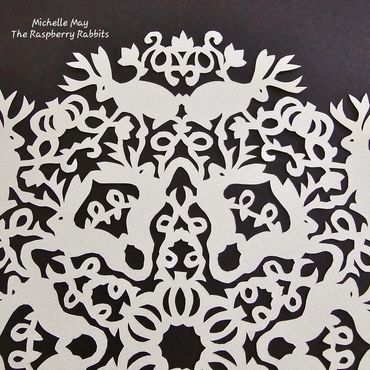 original analog papercut art