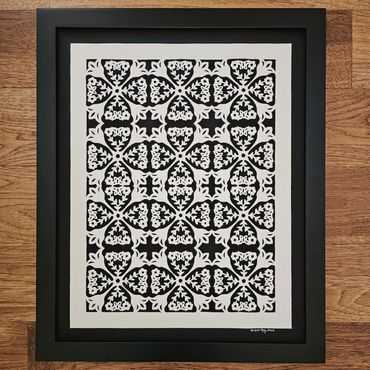 original analog papercut art