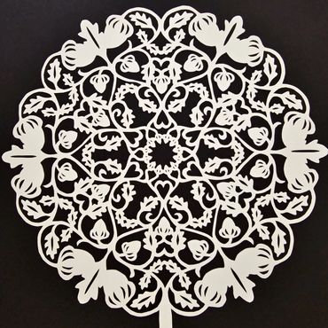 original analog papercut art
